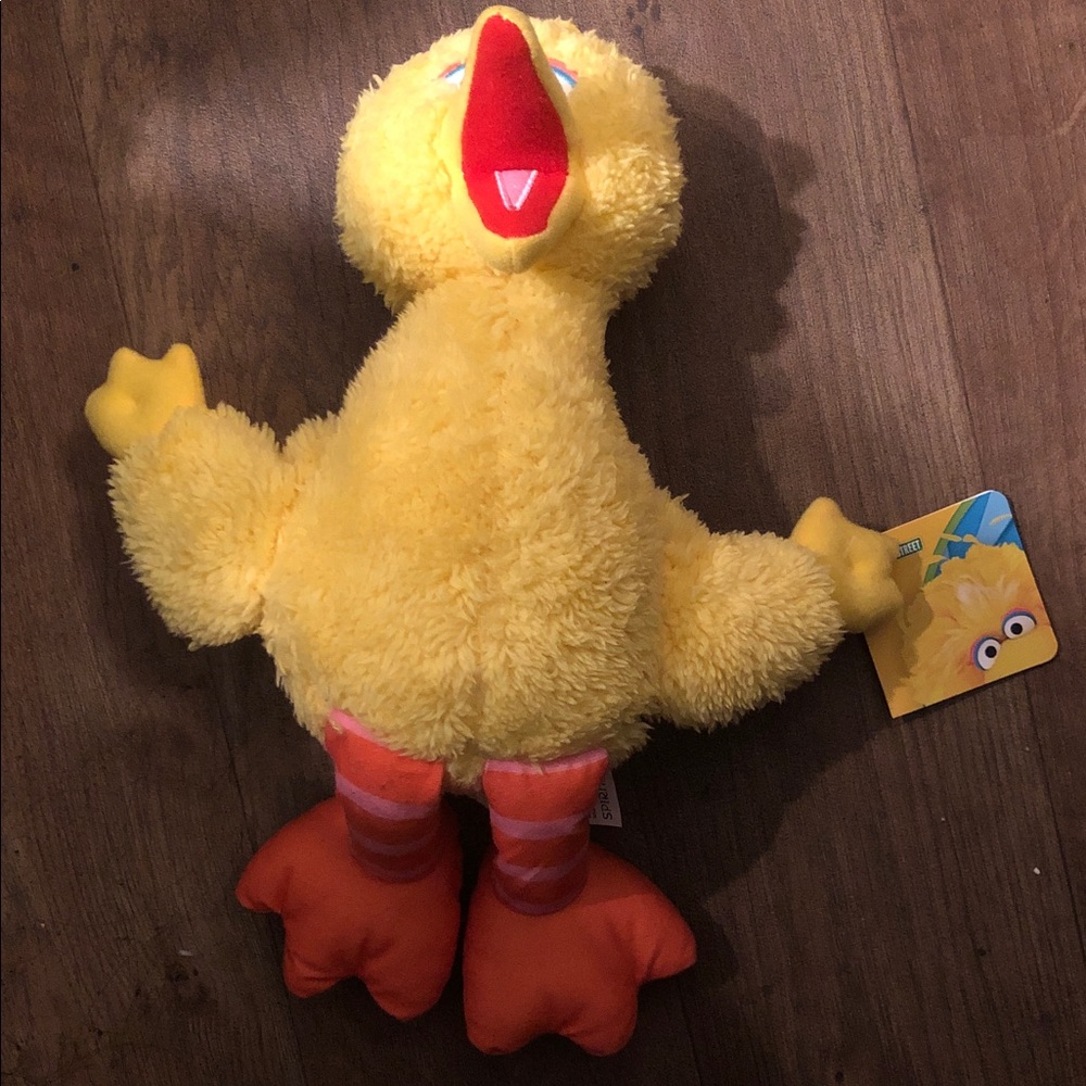 Sesame Street Big Bird Plush - Yellow Body with Orange Feet
